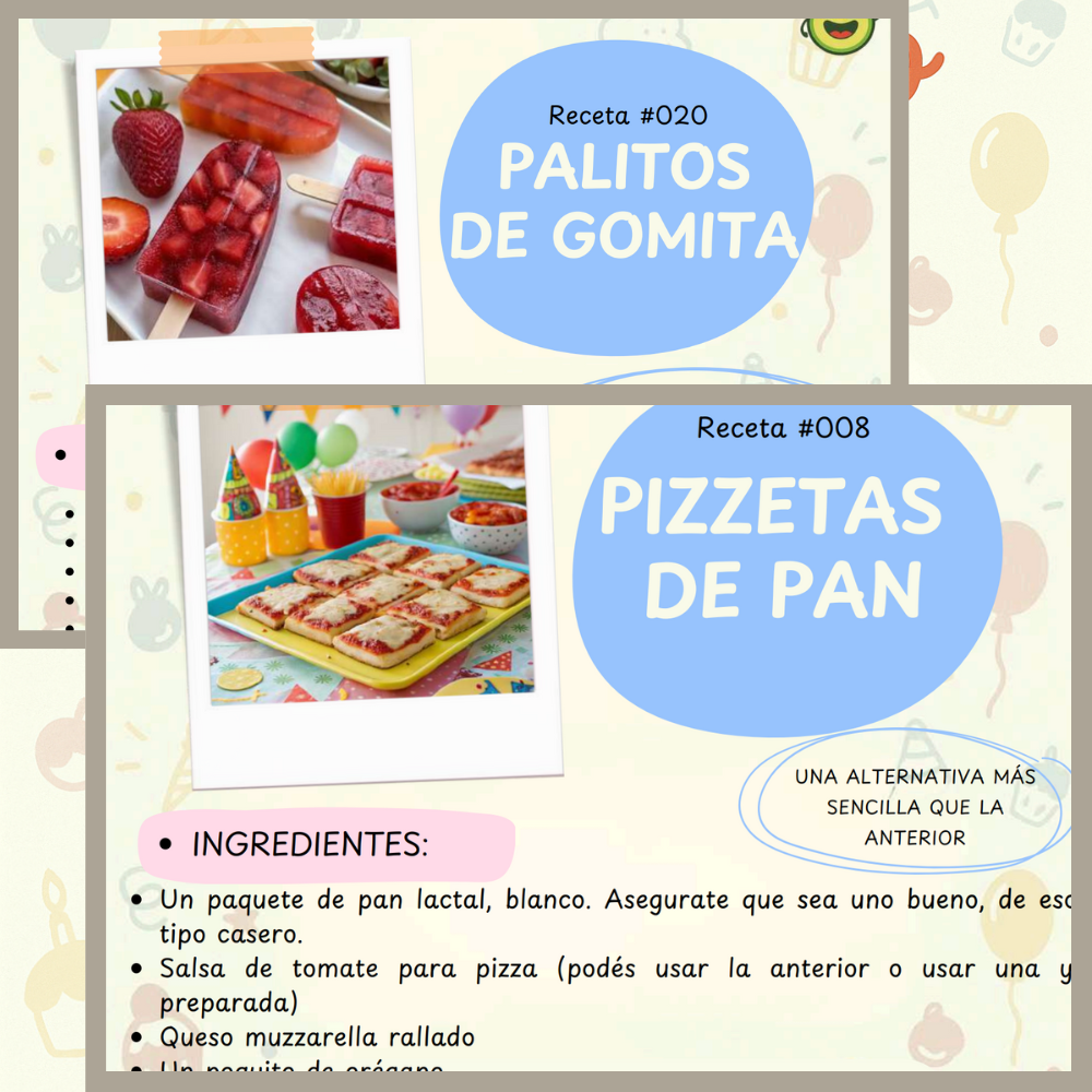 Recetario cumpleaños saludable - Imagen 2